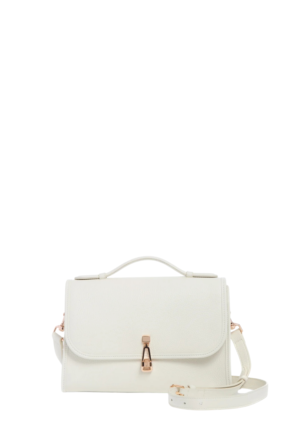 Ivory Textured Leather