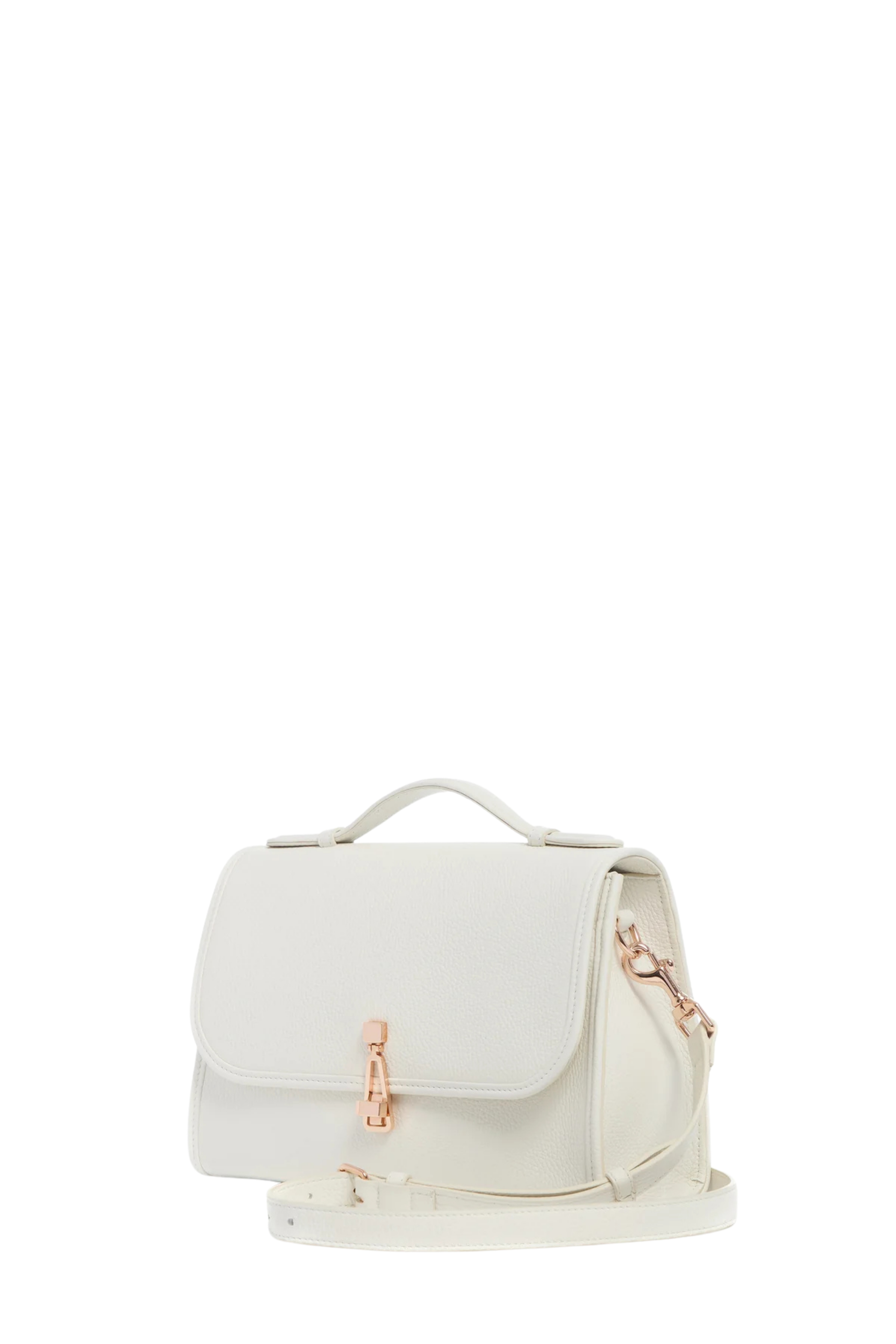 Ivory Textured Leather