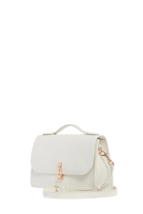 Ivory Textured Leather